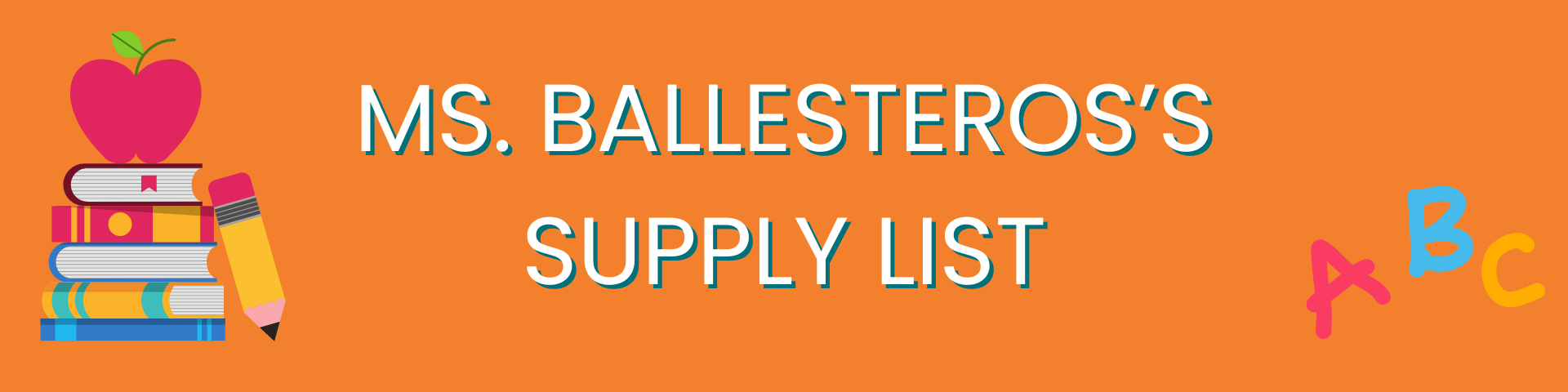 Ballesteros Supply List