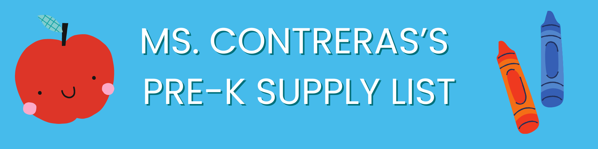 Contreras Supply List