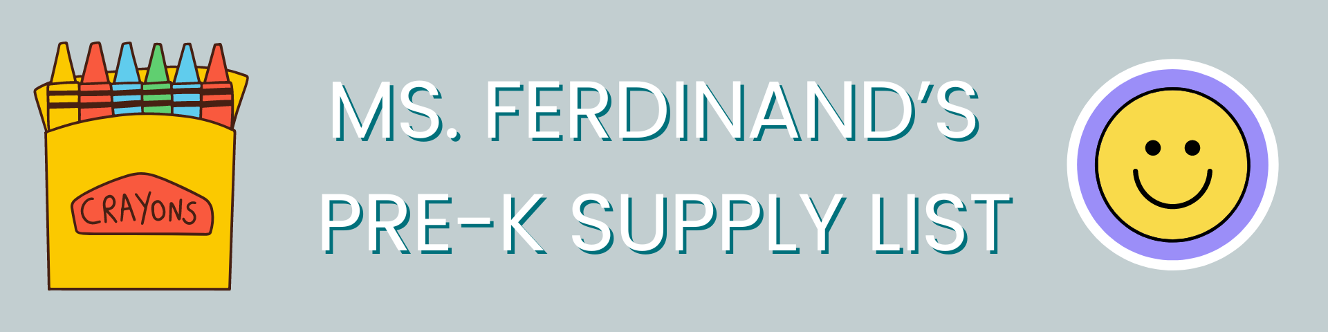 Ferdinand Supply List