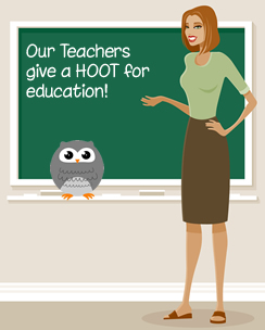 Our teachers give a HOOT for education!